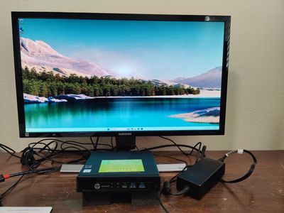 The HP EliteDesk Computer with Windows 11 Pro