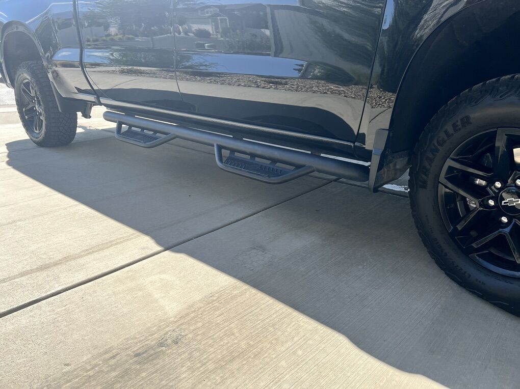 N-Fab textured black cab-length Podium steps