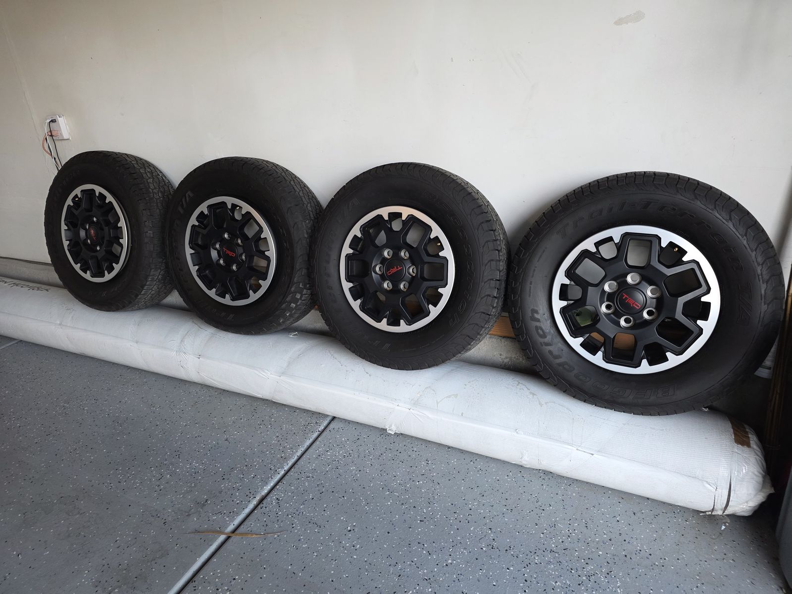BFGoodrich Trail-Terrain T/A Tires on TRD Wheels - Set of 4