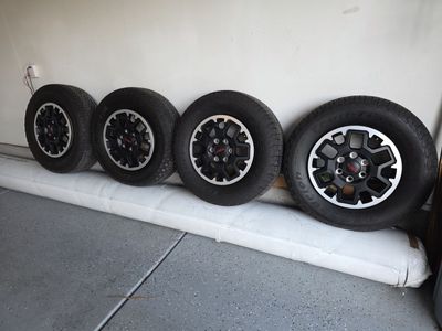 BFGoodrich Trail-Terrain T/A Tires on TRD Wheels - Set of 4