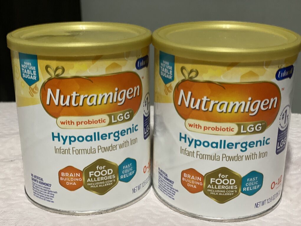 2 Nutramigen Hypoallergenic Infant Formula 12.6oz