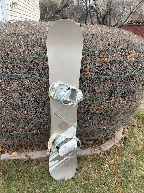 Snowboard with Bindings