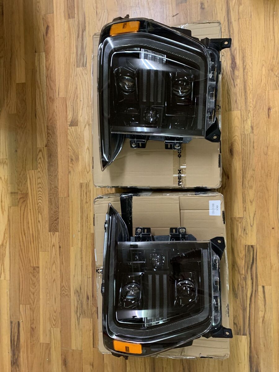 AlphaRex Pro Series Projector Headlights Alpha Black 2021-2023 F-150 F150 Alpha Rex 880294