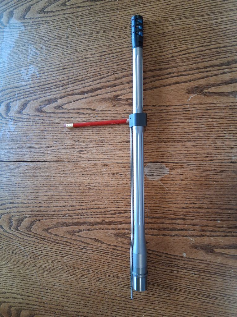 Wilson combat 6.5 creedmoor 20 inch super sniper barrel fluter glass beaded 1-8 twist