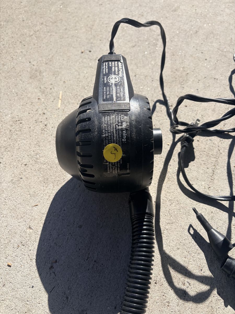 Walmart Electric air pump