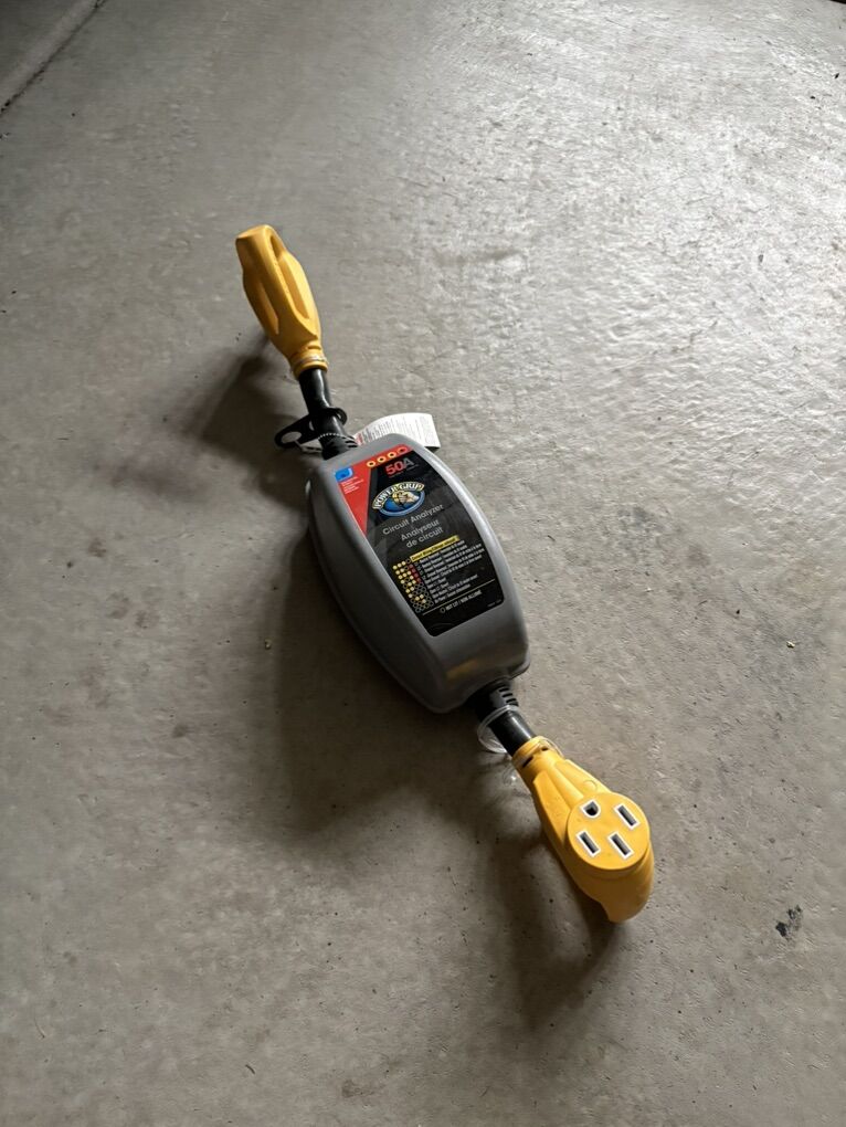 The Camco PowerGrip RV 50-Amp Circuit Analyzer