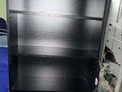 Black book shelf
