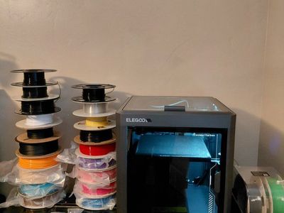 Elegoo Centauri Carbon 3d Printer with extras