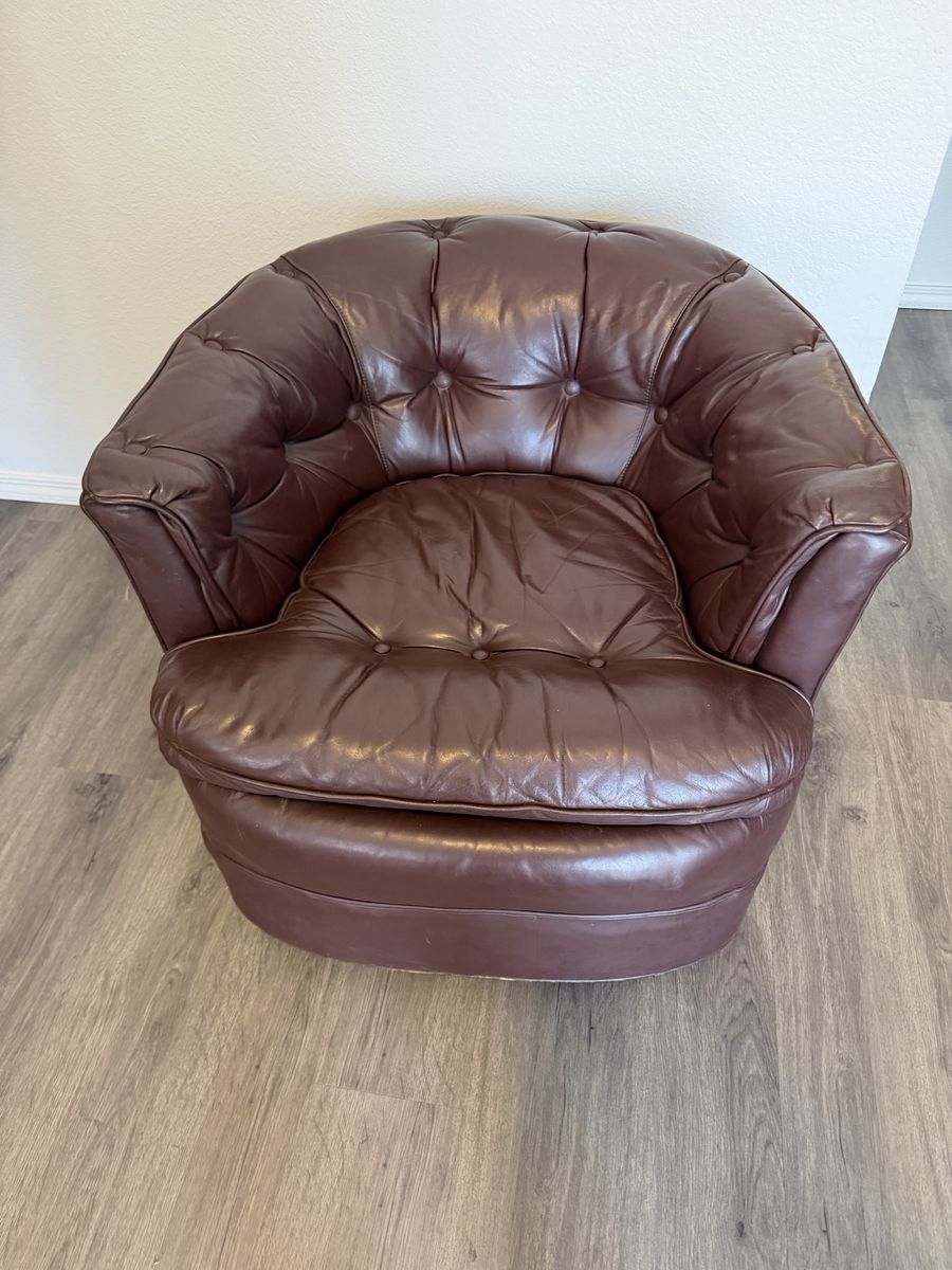 Small leather chair