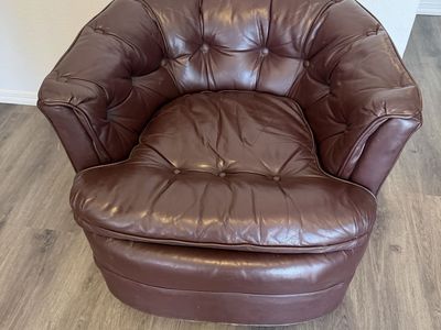 Small leather chair