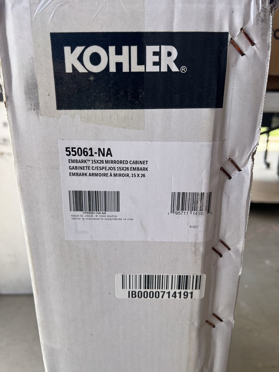 Kohler embark 15x26 mirror cabinet