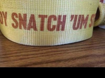 Vehicle recovery strap