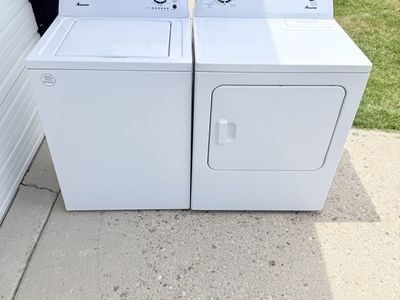 Washer and electric dryer