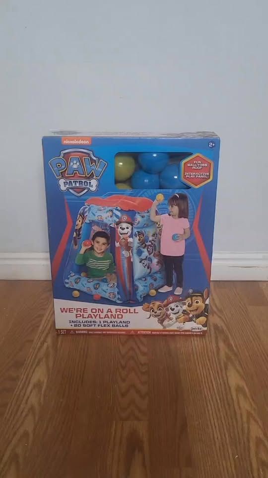 Paw Patrol Kids Ball Pit with 20 Balls