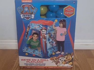 Paw Patrol Kids Ball Pit with 20 Balls