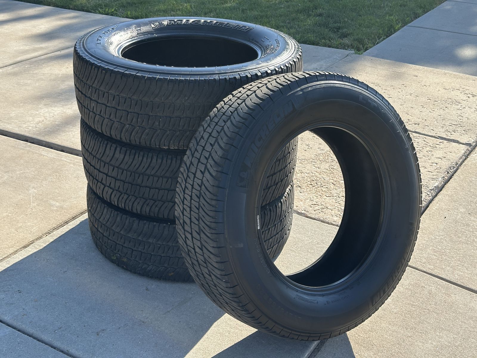 Set of 4 Michelin LTX AT2 Tires GREAT CONDITION! 275/65R20 A/T2 F250 F350 Silverado Sierra 2500 3500 F-250 F-350