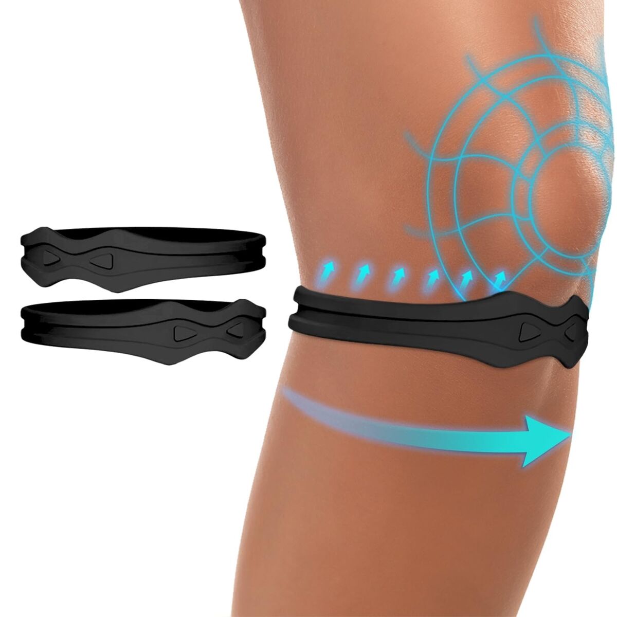 NEW Knee Patellar Tendon Support Strap- Knee Band for Osgood Schlatter Tendonitis Acl Jumper Pain Relief