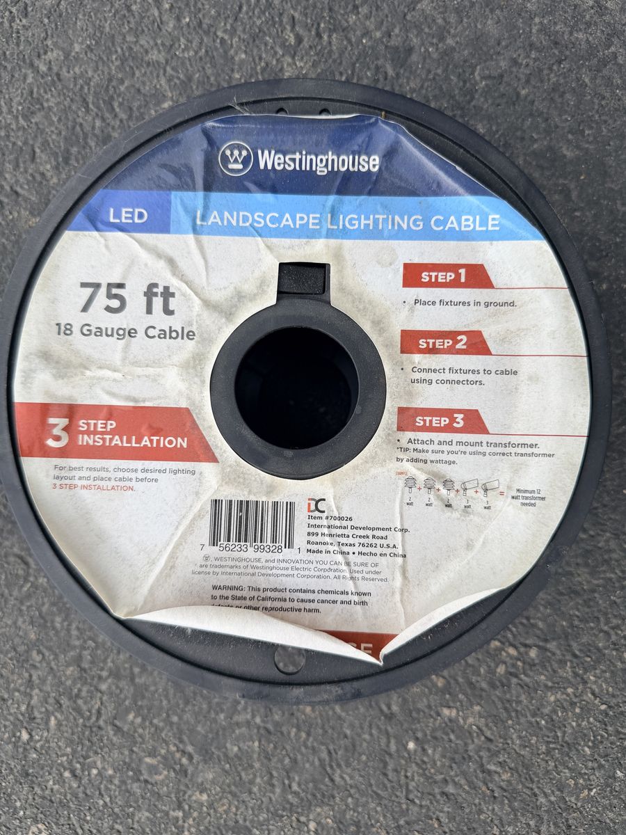 Westinghouse 75 ft 18 Gauge LED Landscape Lighting Cable Spool