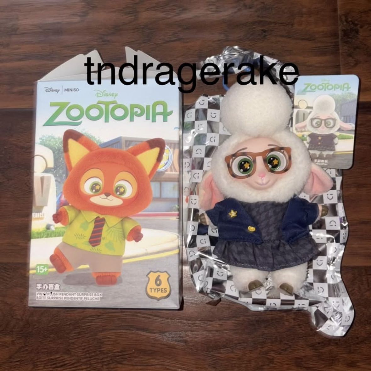 MINISO x Disney - Zootopia Soft Vinyl Plush Blind Box