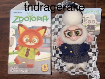 MINISO x Disney - Zootopia Soft Vinyl Plush Blind Box