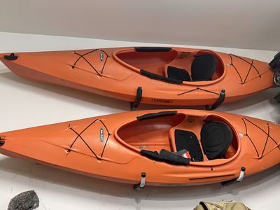 Two 10 foot Lifetime Kayaks