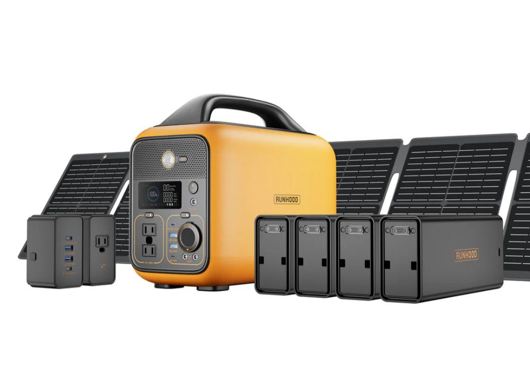 Runhood RALLYE 600 PRO 1296Wh, 600W| 100W Solarpanel