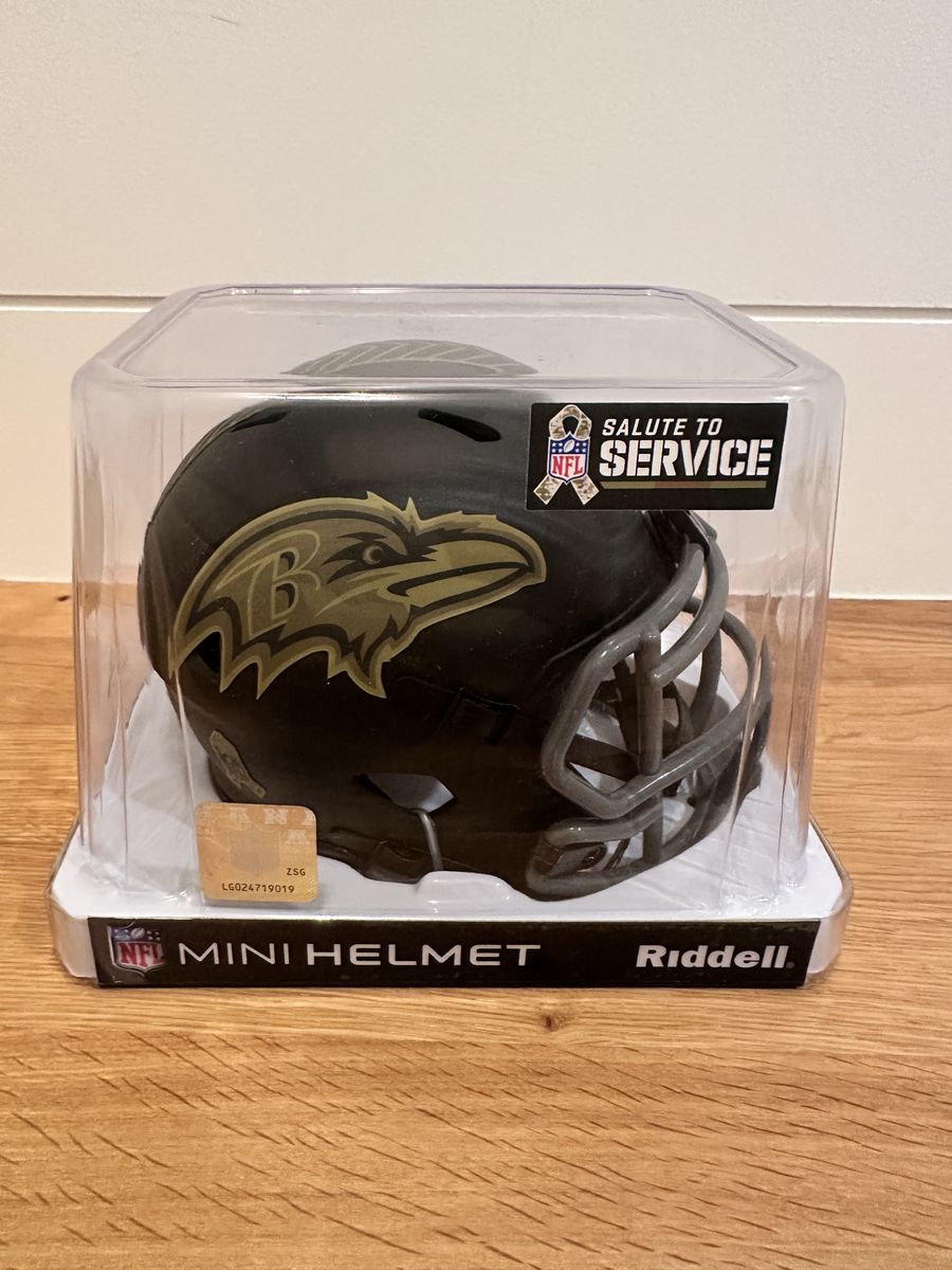 Baltimore Ravens Salute to Service Mini Helmet – Riddell