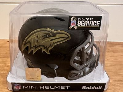 Baltimore Ravens Salute to Service Mini Helmet – Riddell