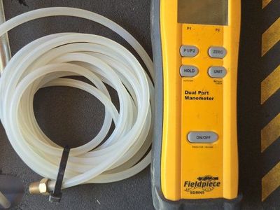 HVAC Specialty Tool Lot: Fieldpiece SDMN5 Manometer, Genteq TEC Inspect, Tubing Flaring Kit
