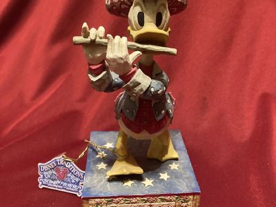 Disney Traditions Donald Duck Song Of Justice Figurine Like New With Box By Jim Shore
