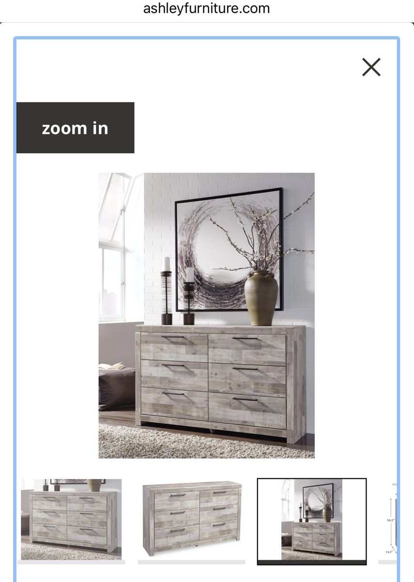 Ashley Furniture Essie 6-drawer dresser B255-31 moving sale priced to sell
