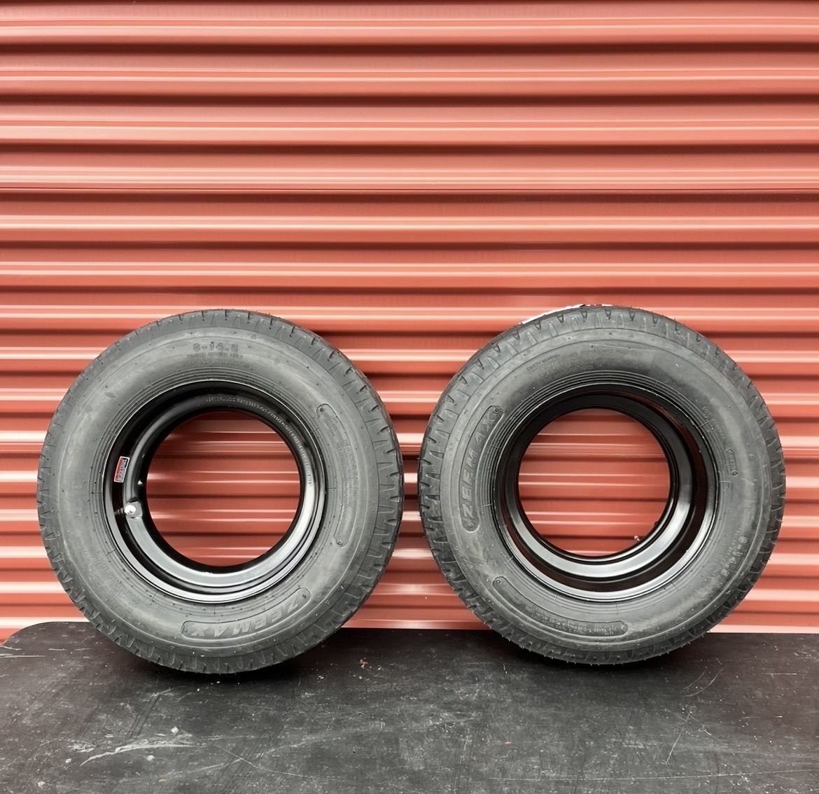 New Set Of Two 8-14.5 Mobile Home Tires With Rims