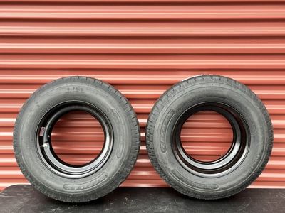 New Set Of Two 8-14.5 Mobile Home Tires With Rims
