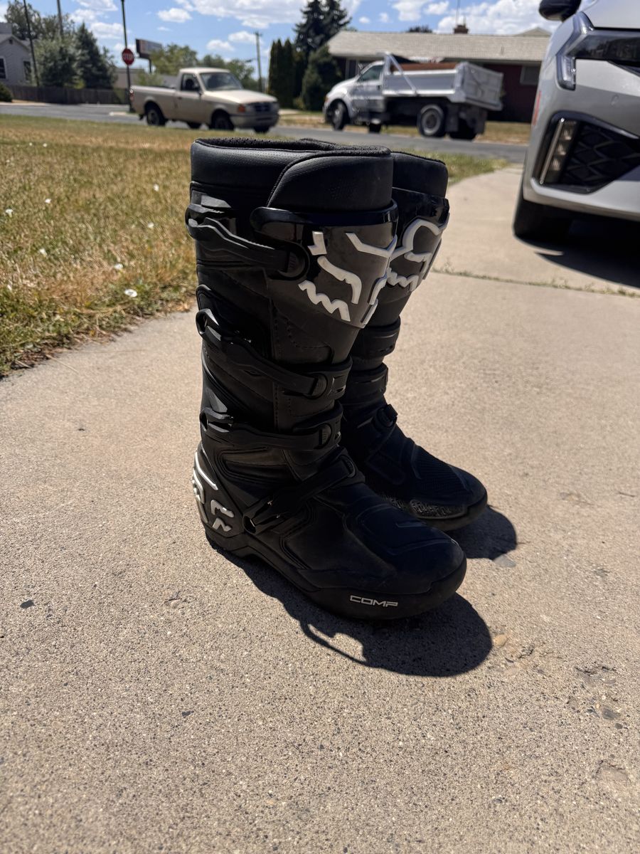 Fox Racing Comp Motocross Boots – Men’s 8 Wide (EU 40)