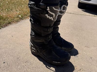 Fox Racing Comp Motocross Boots – Men’s 8 Wide (EU 40)