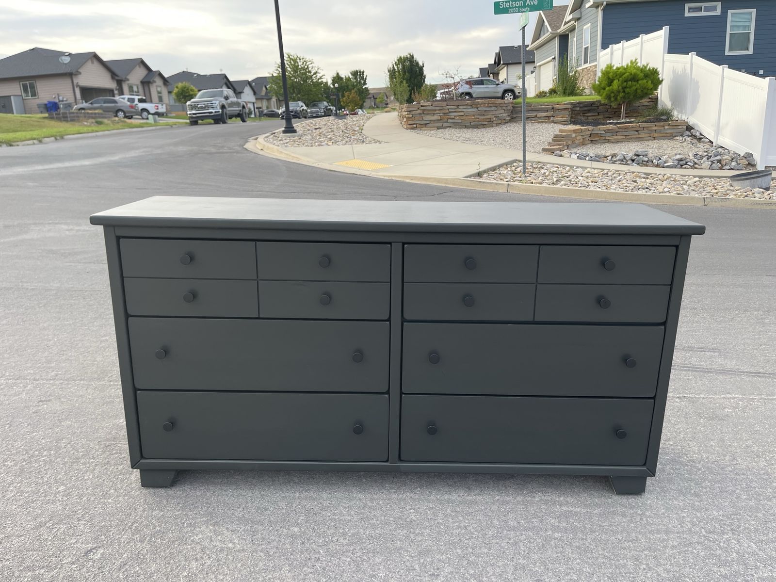Black 6 drawer dresser