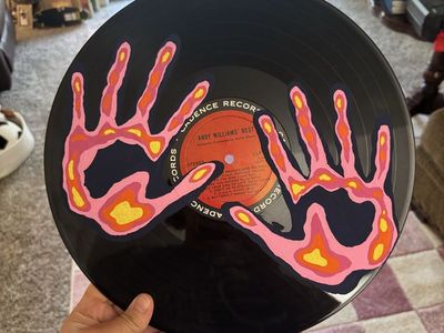 Hand-Painted Upcycled Vinyl Record Wall Art Decor Collection