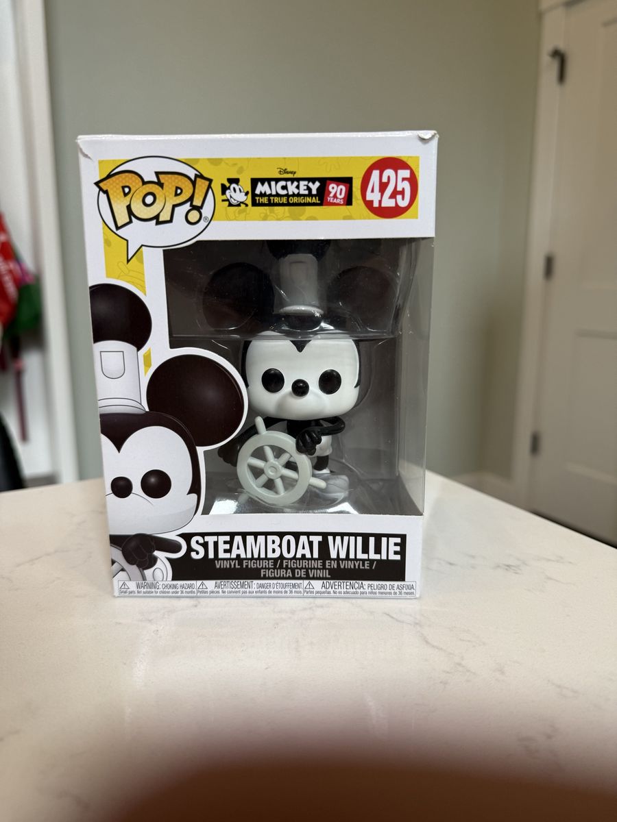 Funko Pop! Disney Mickey The True Original 425 Steamboat Willie Vinyl Figure