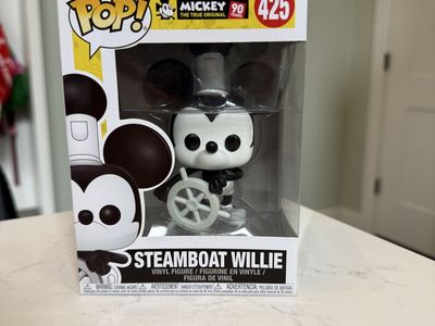 Funko Pop! Disney Mickey The True Original 425 Steamboat Willie Vinyl Figure