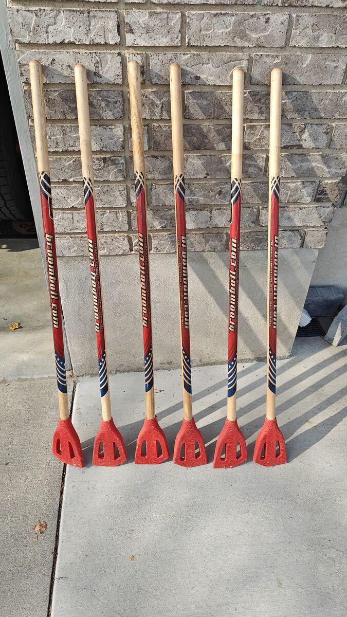 New Broomball Floor Hockey Sticks and foam ball