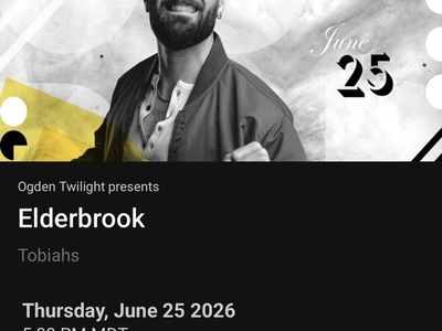 Ogden Twilight: Elderbrook - 2 GA Tickets - June 25