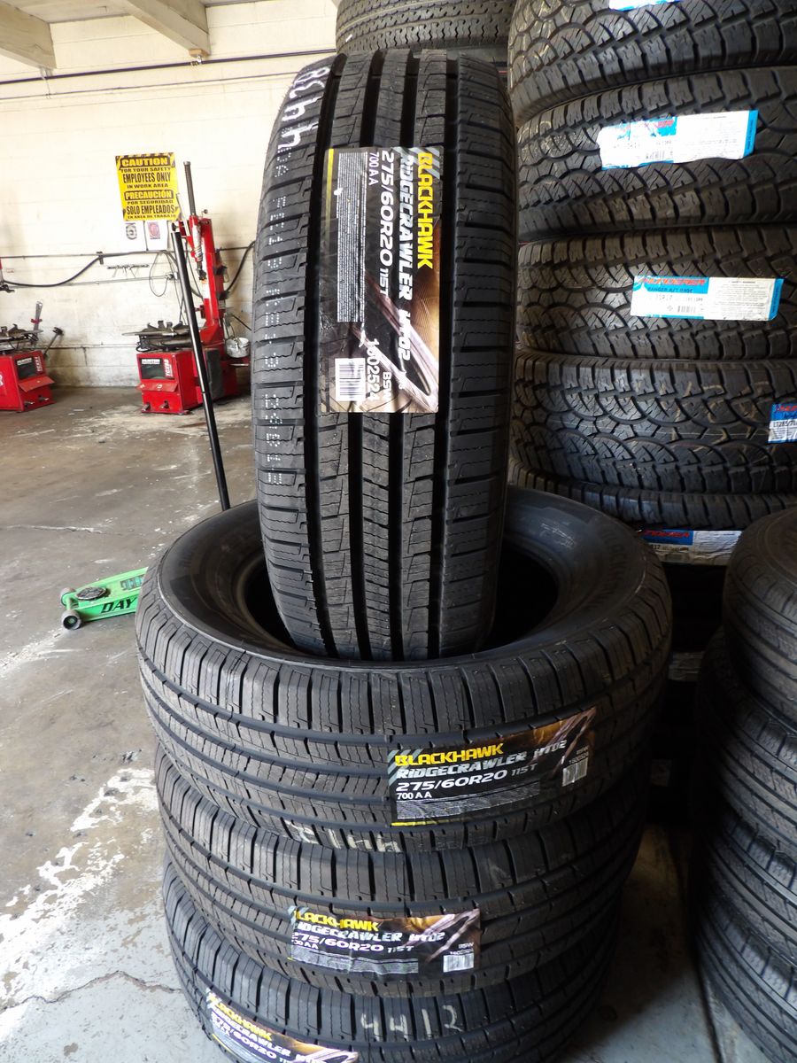 275/60R20 BLACKHAWK RIIDGECRAWLER HT02 SET OF NEW TIRES