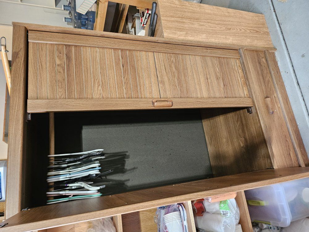 Wooden wardrobe cabinet