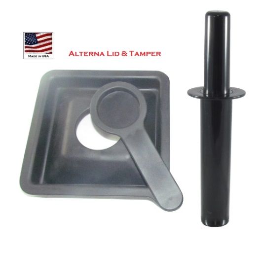 Tamper for Alterna Jar with Lid which also fits the Blendtec Jars