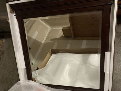 44" x 40" Cherry Dresser Mirror