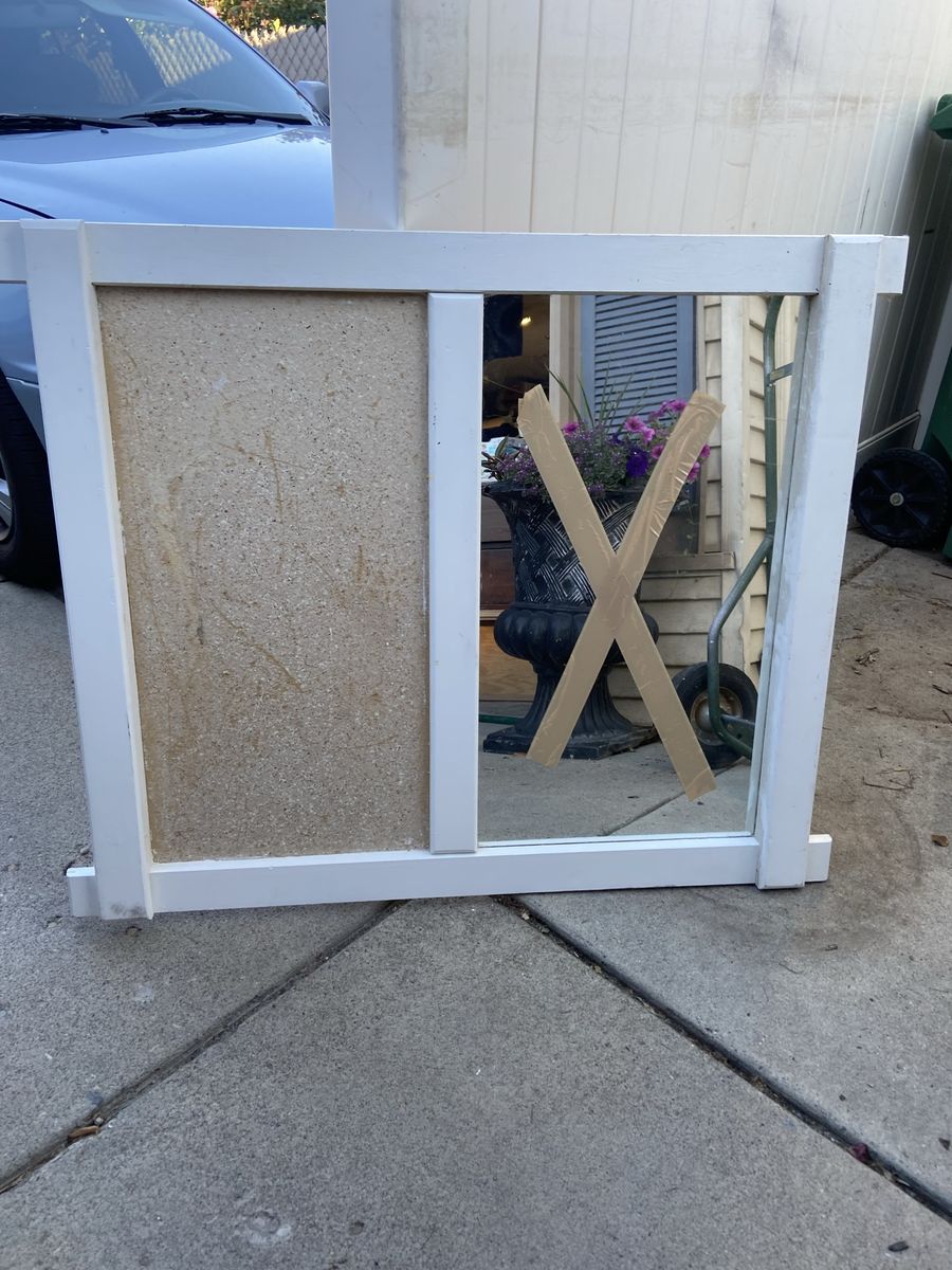 Nice Wall Mirror/with Cork Board