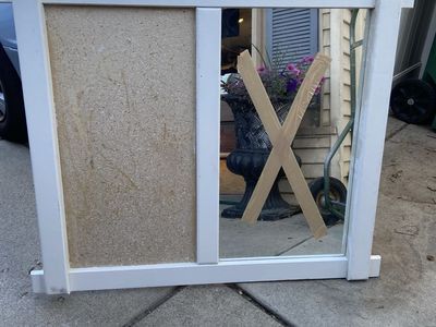 Nice Wall Mirror/with Cork Board