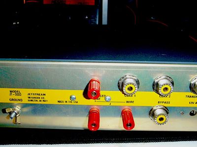 JT-300D Manual Antenna Tuner160 through 10 meters 30/300watts Coaxial and wire Antennas Like New