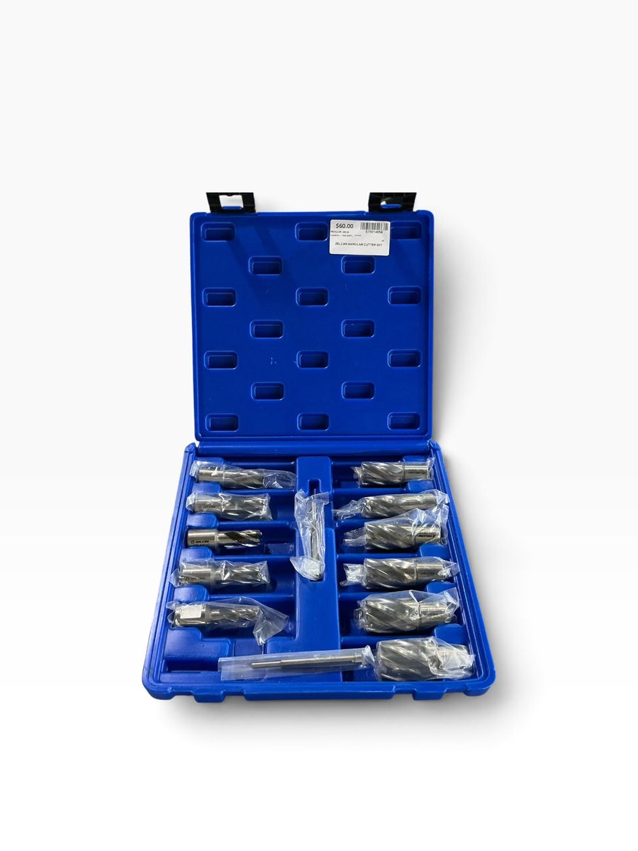 Zelcan Annular Cutter Set in Blue Storage Case E75014654