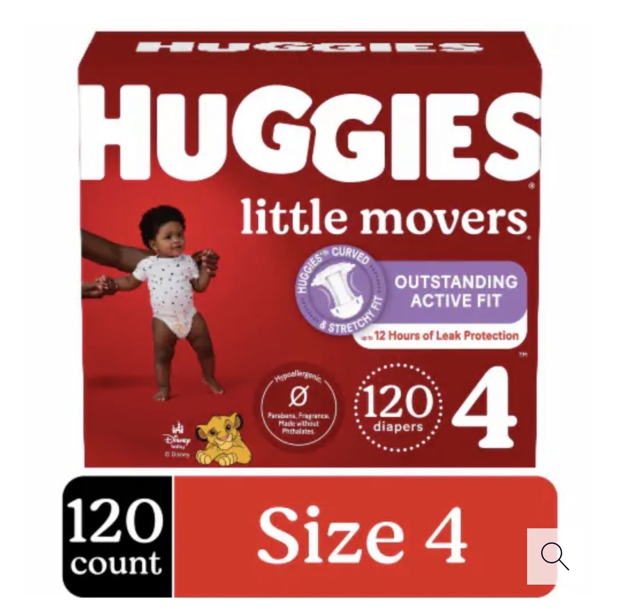 Huggies diapers size 2-4